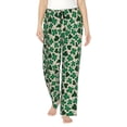 thumbnail image 1 of Fotbe Happy St. Patrick's Day Pantalones de Pijama para Mujer, Pantalones de Dormir, Pantalones Pj con Cordón y Bolsillos-3X-Large, 1 of 6
