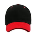 thumbnail image 2 of Two Tone Contrast Twill Baseball Cap, JIANLAI Blank Unprinted Curved Piping Brim Sports Dad Hat, Adjustable Back Strap Lightweight Breathable Outdoor Headwear, 2 of 3