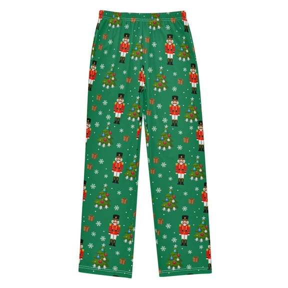 joogoo Nutcracker Christmas Tree Pajama Pants Pj Bottoms Sleepwear Lounge L