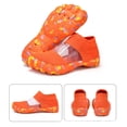 thumbnail image 4 of VeFlora Water Shoes Women Barefoot Athletic Workout Gym Footwear Beach Swim Sneakers Quick Drying Boat Aqua Shoes for Water Sport Diving Sailing Travel Fishing(Orange/35), 4 of 9