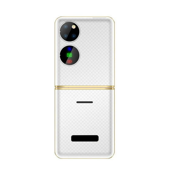 NEW Foldable Flip Unlocked Mobile Phone 4 SIM Card GSM Voice, Magic 2G T9H4