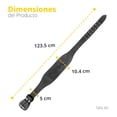 thumbnail image 2 of Cinturón Faja Pesa Levantamiento Tayga Lumbar Gym Talla XG Color Negro, 2 of 4
