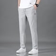 thumbnail image 1 of Camisa de otoño e invierno, pantalones con forro polar Black Label, pantalones de negocios ligeros y gruesos de estilo coreano para hombre de talla grande, 1 of 5