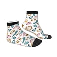 thumbnail image 6 of Salouo Cartoon Animals Pattern Unisex Middle Tube Socks,Middle-Finger Knee High Socks Over The Calf Tube Stocking Crew Stockings for Women and Men Tube Socks, 6 of 8