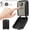 Black, variant on FUYGRCJ Wall-Mounted Lock Box for Keys with Code, Large Capacity 4 Digits Combination Key Lock Box with Resettable Spare Key, Weatherproof Key Safe Storage Lockbox for Home, Apartment, Office, Garage