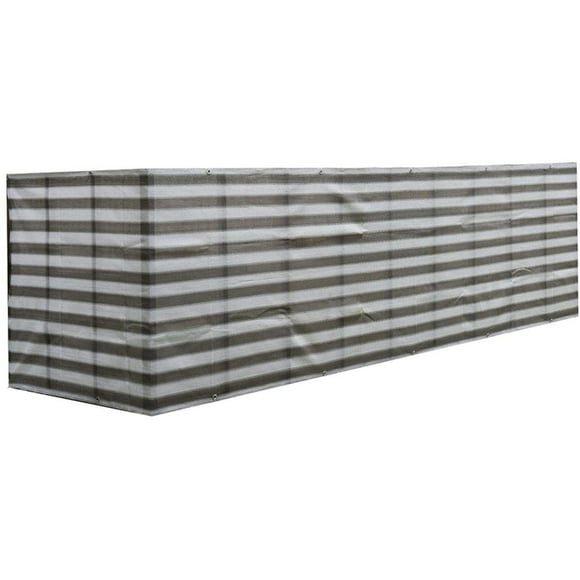 Fence Privacy Screen Windscreen, Balcony Deck Privacy Screen Fence with Bindings, Apartments Railing Fence Cover for Commercial and Residential
