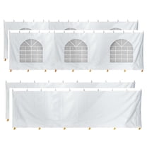 TentandTable TentandTable Party Canopy Tent Blockout Sidewall Kit, 30' x 30' - 8 Foot Tall