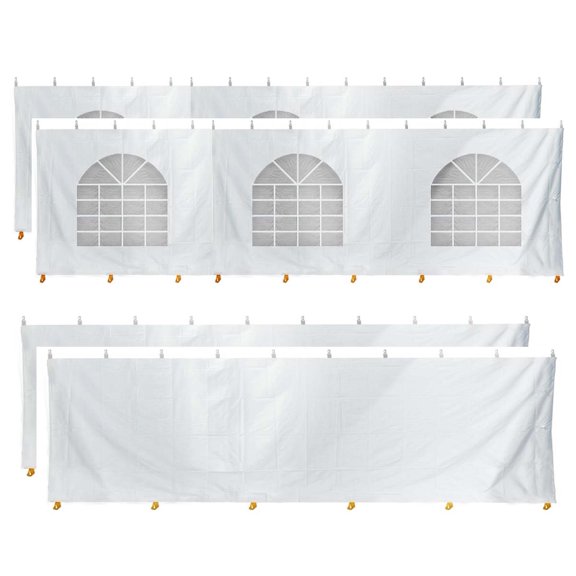 TentandTable TentandTable Party Canopy Tent Blockout Sidewall Kit, 30' x 30' - 8 Foot Tall