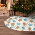 thumbnail image 5 of Rateoe Sea Turtle Pattern Christmas Tree Skirt with Ties , Christmas Tree Decorations, Farmhouse Christmas Decor Xmas Holiday Decorations-30", 5 of 6