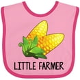 thumbnail image 3 of Inktastic Little Farmer with Corn Boys or Girls Baby Bib, 3 of 4