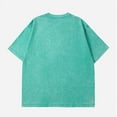 thumbnail image 3 of Men's Oversized T-Shirts Short Sleeve Casual Wash Solid Basic Tee Tops Summer Stylish Loose Fit Vintage Workout Outfit Clothes, 3 of 3
