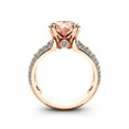 thumbnail image 3 of 14K Rose Gold Morganite Vintage Engagement Ring, 3 of 4