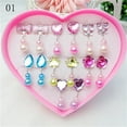thumbnail image 2 of 7Pairs Creative Lovely Acrylic Earrings Clip-On No Pierced Design For Children Girls Gift, 2 of 5
