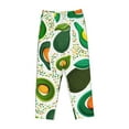 thumbnail image 4 of Fotbe Green Avocado Women's Pajama Pants,Sleepwear Pants,Pj Bottoms Drawstring And Pockets-Large, 4 of 9