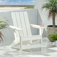 thumbnail image 2 of Panagiota Outdoor Resin Adirondack Chair, White, 2 of 7