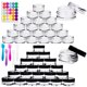 thumbnail image 1 of Youngever 140 Piezas Envases de Muestras de Cosméticos de Plástico Vacío Frascos de Plástico con Tapas 5 Mini Espátulas (3 Gramos), 1 of 1