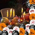 thumbnail image 6 of Fyeme Halloween Balloon, Halloween Decorations Kit, Garland Arch Kit, 12 inch Skull Bat Blood Eyes Blood Hands Pumpkin Head Latex Balloons, Black Orange Yellow Balloons, 6 of 6