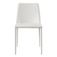 thumbnail image 1 of MOE'S Home NORA DINING CHAIR WHITE VEGAN LEATHER-M2, 1 of 5
