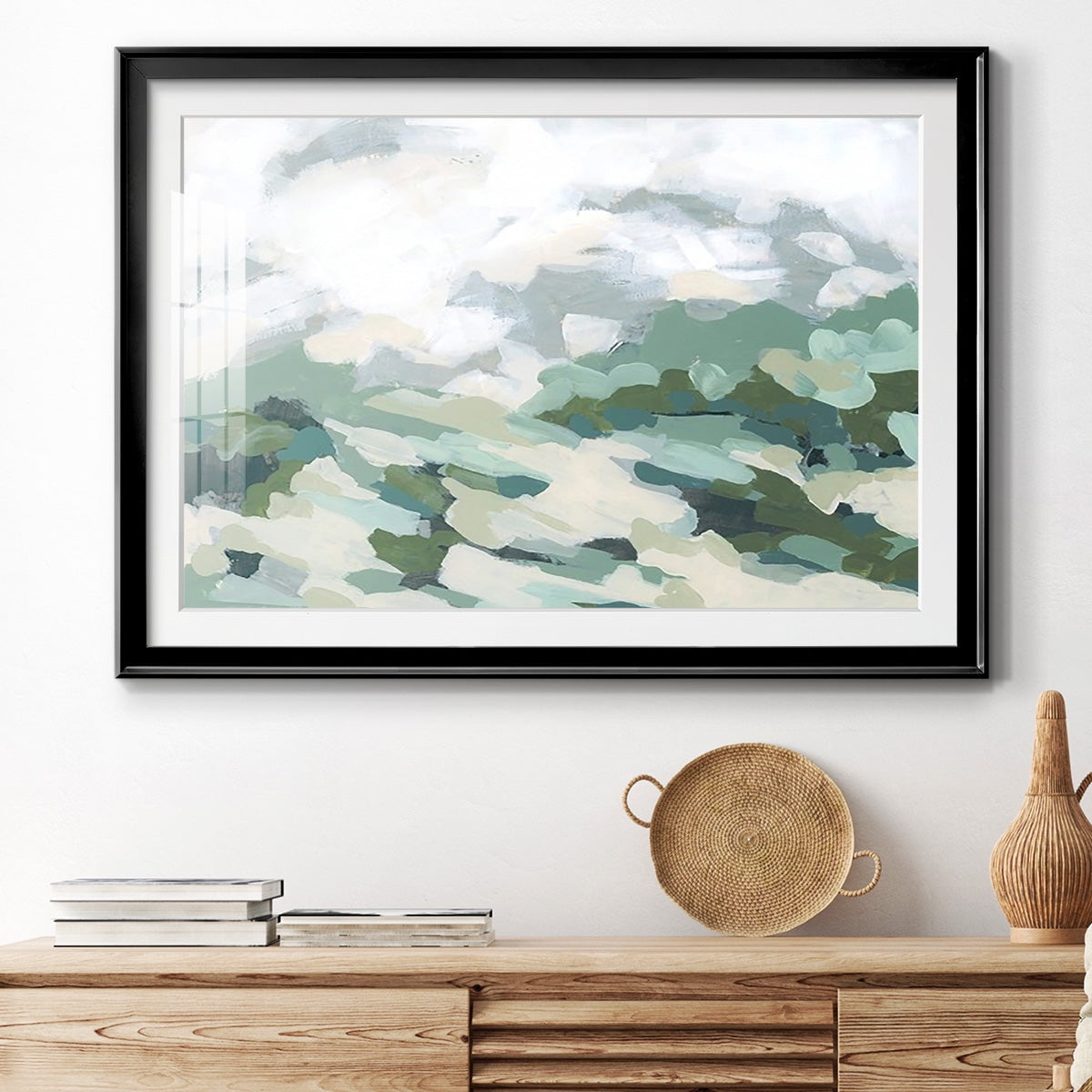 Verdant Hillside I Premium Framed Print - Ready to Hang