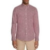 Michael Kors RASPBERRY Vine-Print Classic Fit Button-Down Shirt, US 2X-Large