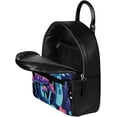 thumbnail image 4 of Ghost Purse for Teen Backpack Mini Handbag for Women Gifts Shoulder Bags Casual Daypack with Zipper Cute Handbag Tote Black Skull Halloween Gifts, 4 of 7