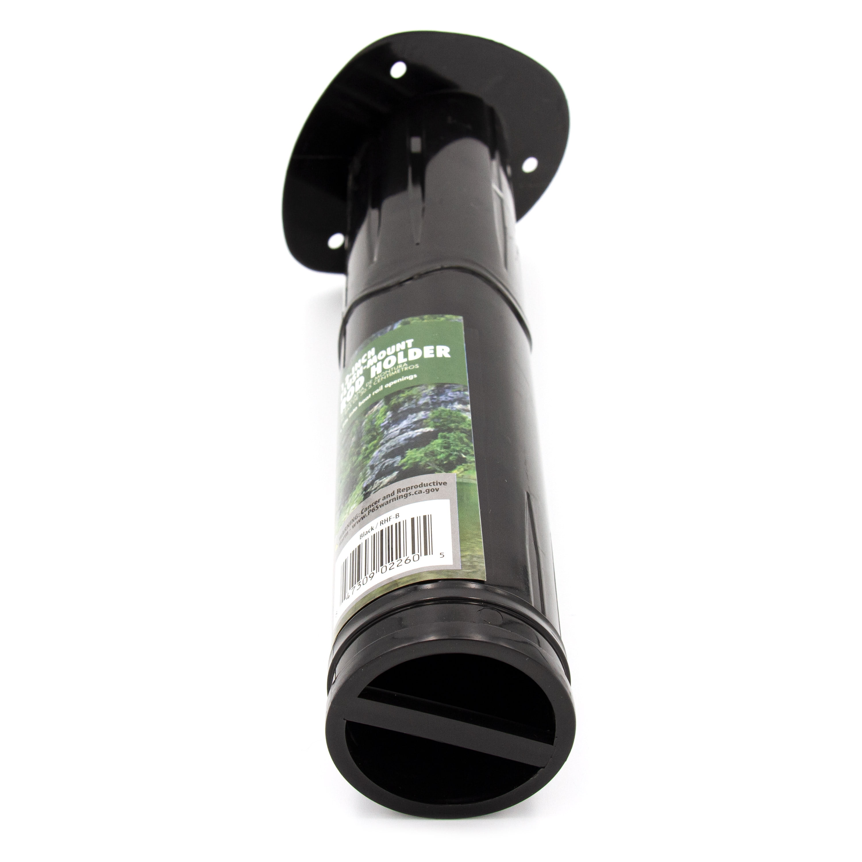 (2 pack) Ozark Trail 11-Inch Flush Mount Marine Fishing Rod Holder, Black