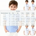 thumbnail image 3 of Boys' Tops, Tees & Shirts Fashion Casual Button Down Shirt Short Sleeve Top Summer School Clothes Size 3-14, 3 of 7