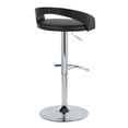 thumbnail image 6 of Grotto Adjustable Bar Stool, Chrome Bar Stools, Bar Chairs, Swivel Bar Stools, Bar Stools Set of 2, 6 of 6