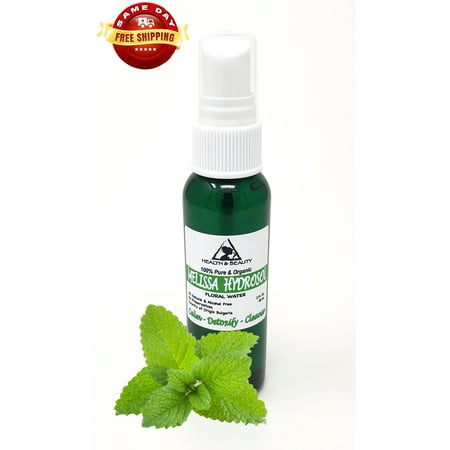 Melissa hydrosol organic floral water 100% pure natural spray 2 oz