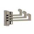 thumbnail image 2 of Alno A6885-SN Luna Swivel Bathroom Robe Hook Satin Nickel, 2 of 6