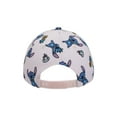 thumbnail image 4 of Disney Stitch Pineapples & Dolls All-Over Character Print Adult Pink Traditional Adjustable Hat, 4 of 5