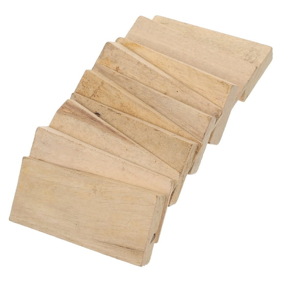 10pcs Wooden Handle Wedges for Repair, Beige Wood Tool Maintenance Accessories Set