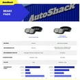 thumbnail image 4 of AutoShack Front & Rear Brake Rotors Ceramic Brake Pads | Replacement For 2003 Cadillac Seville 4.6L V8 FWD | 12-PC Brake Kit, 4 of 4