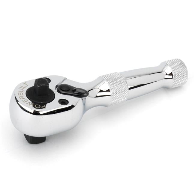 TITAN 11351 DUAL DRIVE 3//8/" /& 1//2/" FLEX HEAD STUBBY RATCHET