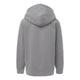 thumbnail image 5 of Comfort Colors 1467Y Garment-Dyed Youth Lightweight Fleece Hooded Sweatshirt-Grey-XS, 5 of 6