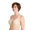 thumbnail image 3 of Curve Muse Women's Lightly Padded Underwire Lace Bra with Padded Shoulder Straps-2PK-WHITE,NUDE-36DD, 3 of 6
