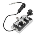 thumbnail image 4 of Telegraph Key Morse Code Aluminum ,Portable, CW ,Straight Key Morse Practice Key K4 Key Telegraphing Heavy Key for Communication Teaching, 4 of 8