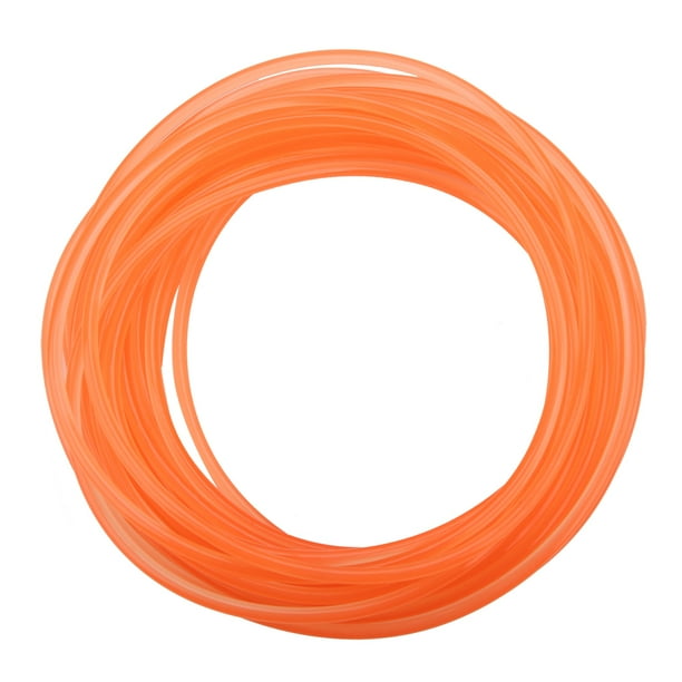 Correa redonda de poliuretano PU lisa naranja para transmisión (6 mm x 10 m)