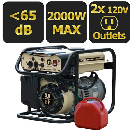 Sportsman Sandstorm Gasoline 2000-Watt Portable (Best 2000 Watt Inverter Generator)