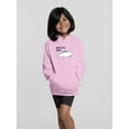 thumbnail image 2 of Lovely Dino Princess Roar Hoodie Juniors -Image by Shutterstock,  Large, 2 of 4