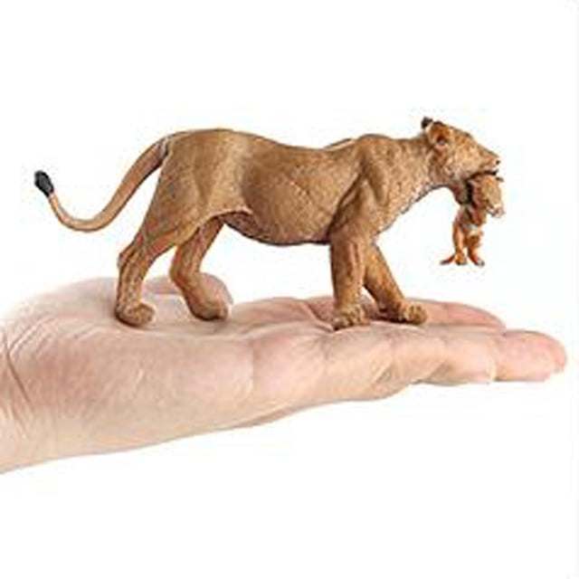de acción realistas de animales salvajes, modelo de animales, juguete para para niños, decoración para hogar Bebé de león