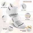 thumbnail image 2 of JASGOOD 12 Pairs Mens Ankle Socks Low Cut Cushioned Athletic Short Socks with Heel Tab, 2 of 5