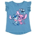 thumbnail image 4 of Disney Lilo & Stitch Angel T-Shirt and Skirt Plaid Toddler to Big Kid, 4 of 5