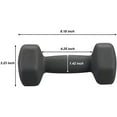 thumbnail image 7 of Basics Easy Grip Workout Dumbbell, Neoprene Coated for Both Home and Commercial Gyms 8LBS, 7 of 7