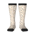 thumbnail image 2 of Lsque Milk Tea Printed Crew Socks Men's Women's LightWeight Thin Casual Calf Socks ,Knee High Socks,Cotton Socks, 2 of 9