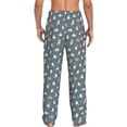thumbnail image 3 of Goofa Cute Cats And Dogs Printed Soft Pajama Pants for Men, Wide Leg Comfy Casual Lounge Yoga Pants-X-Large, 3 of 9