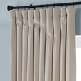 thumbnail image 3 of HPD Half Price Drapes Light Beige Extra Wide Heritage Plush Velvet Room Darkening Curtains for Bedroom & Living Room Curtains (1 Panel), 120 Inch Curtains, Extra Wide Curtains & Drapes, 100W X 120L, 3 of 6