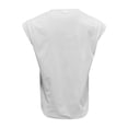 thumbnail image 4 of Yifymode Mens Sleeveless Shirts Workout Tank Tops Cut Off Shirts Gym Muscle Loose Fit Tee,White XL, 4 of 5
