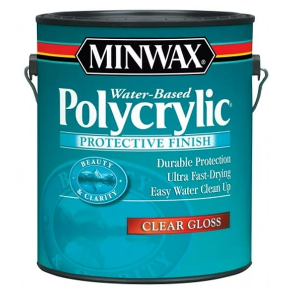 Minwax 1 Gallon Satin Polycrylic Protective Finishes  13333 - Pack of 2