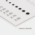 thumbnail image 4 of Unique Bargains High Precision SEC Size Estimation Chart 120m for Diameter Area and Line Width Protractor Defects Measuring, 4 of 6